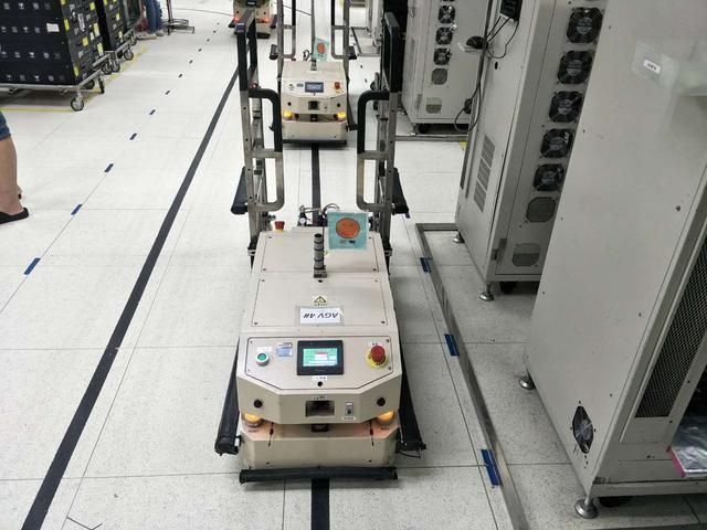 AGV in manufacturing line